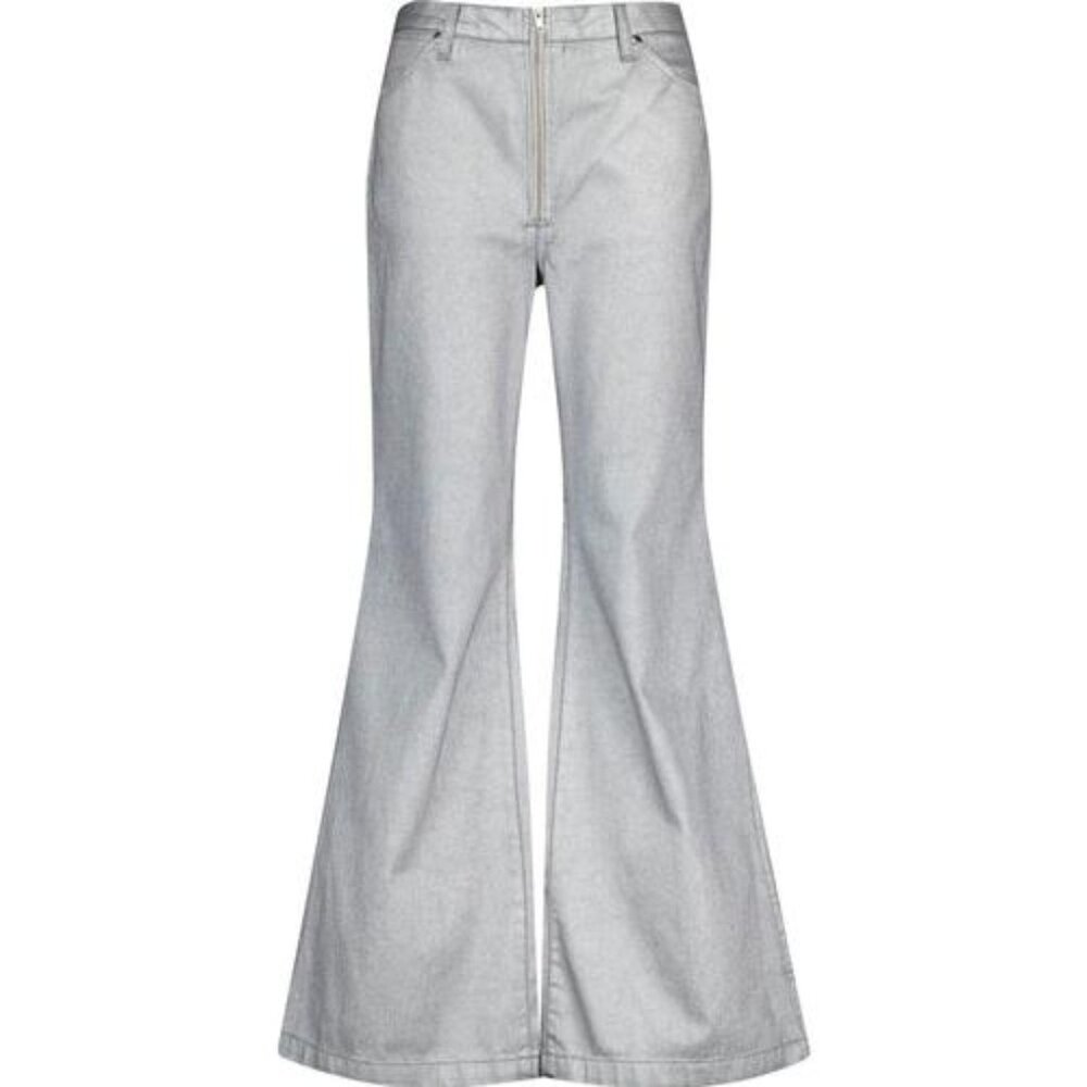 EVERYTHING MUST GO! Wrangler X Fender Metallic Wanderer Flare Jeans - Picture 6 of 7